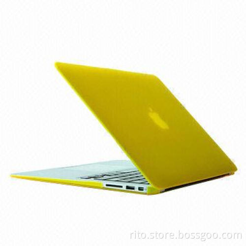 Yellow Color Silicone Matte Hard Case for 13-inch New Launched MacBook Pro, with Retina, 2013 Model